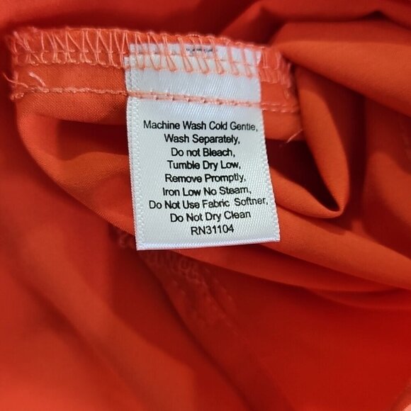 Ocean & Coast Long Sleeve Fishing Shirt Men's XL Orange Activewear Vented EUC LN - Picture 10 of 15